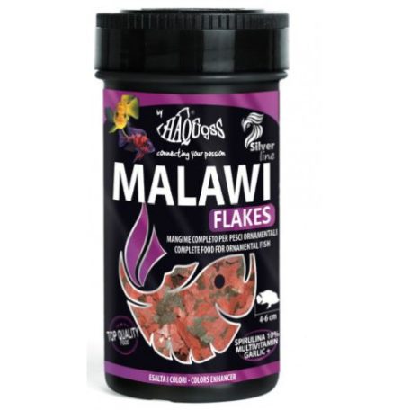 Haquoss | MALAWI FLAKES | Teljes értékű lemezes, malawi haltáp - 1000 ml / 160 g