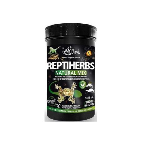 Haquoss | REPTIHERBS NATURAL MIX| Prémium táp növényevő hüllőknek - 250 ml