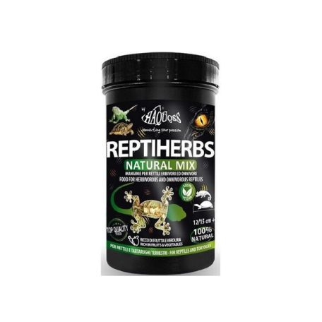 Haquoss | REPTIHERBS NATURAL MIX| Prémium táp növényevő hüllőknek  - 1000 ml