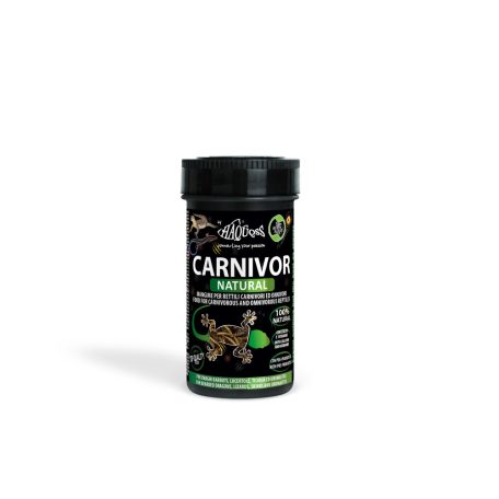 Haquoss | CARNIVOR NATURAL| Szárított rovar,  lárva mix vitaminokkal - 250 ml