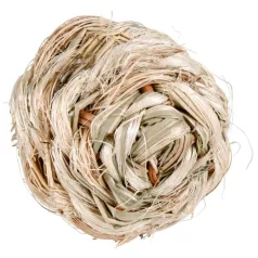   Trixie Grass Ball | Természetes fonott fűlabda csörgővel rágcsálóknak – Ø 6 cm