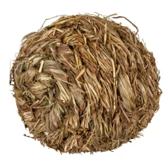   Trixie Grass Ball | Természetes fonott fűlabda csörgővel rágcsálóknak – Ø 6 cm