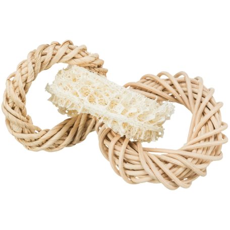 Trixie Loofah Toy | Játék (luffa,rattan,kukoricahéj) rágcsálók részére - 13 cm