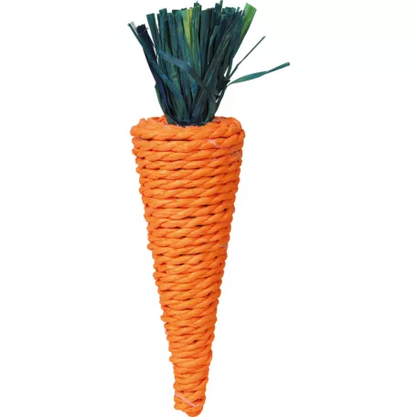 Trixie Play Carrot | Természetes szizál játékrépa rágcsálók számára – 20 cm