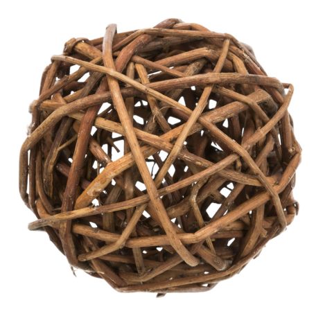 Trixie Wicker Ball | Játék (fonott labda) nyulak és tengerimalacok részére - 10 cm