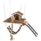 Trixie Janne Playground | Fából készült játszótér egerek és hörcsögök részére - 26x22 cm