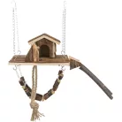 Trixie Janne Playground | Fából készült játszótér egerek és hörcsögök részére - 26x22 cm