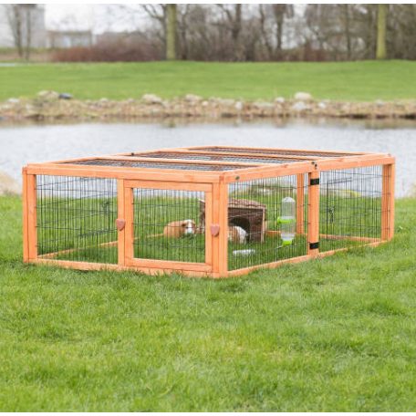 Trixie Outdoor Run whit Cover | Kültéri kisállatkifutó fedéllel nyulak részére - 174x48x109 cm