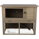 Trixie Small Animal Hutch with Enclosure | Kültéri ház (szürke-zöld) rágcsálók részére - 116x97x63 cm