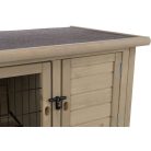 Trixie Small Animal Hutch with Enclosure | Kültéri ház (szürke-zöld) rágcsálók részére - 116x97x63 cm