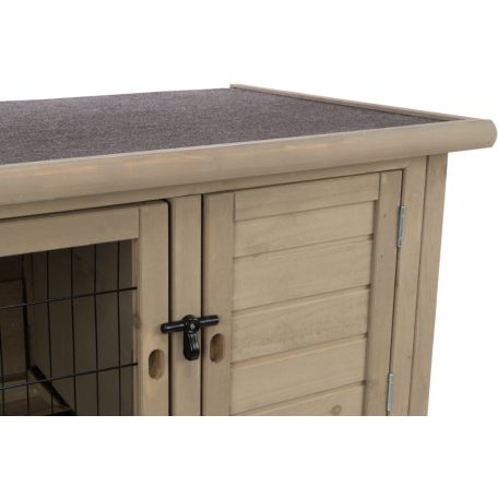 Trixie Small Animal Hutch with Enclosure | Kültéri ház (szürke-zöld) rágcsálók részére - 116x97x63 cm