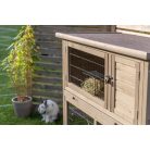 Trixie Small Animal Hutch with Enclosure | Kültéri ház (szürke-zöld) rágcsálók részére - 116x97x63 cm