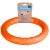 PitchDog Safe And Durable Fetch Ring For Dogs | Játék (karika,narancssárga) kutyák részére - 20 cm