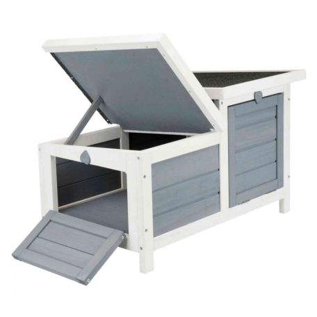 Trixie Small Animal Home | Faház (szürke,fehér) nyulak részére - 70x43x45 cm