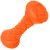 PitchDog Safe And Durable Barbell-Shaped Dog Toy | Játék (súlyzó,narancssárga) kutyák részére - 7x19 cm