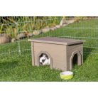 Trixie Small Animal Home | Kültéri odú (zöld/szürke) rágcsálók részére - 50x30x37 cm