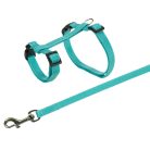 Trixie hám és póráz szett | Gyorscsattal (vegyes színek) nyulak részére - 25-44 cm / 10 mm