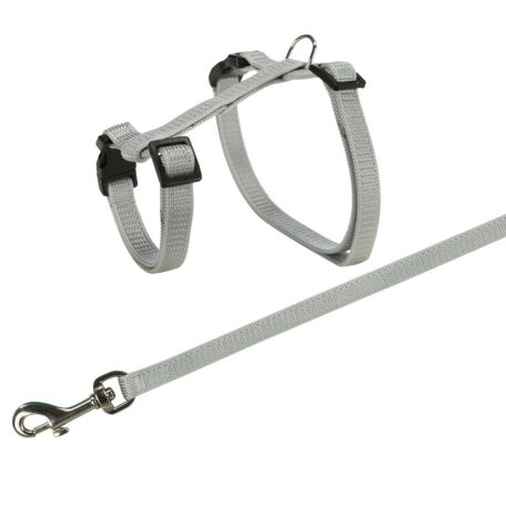 Trixie hám és póráz szett | Gyorscsattal (vegyes színek) nyulak részére - 25-44 cm / 10 mm