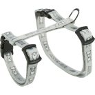 Trixie Small Hám és póráz szett | Gyorscsattal (mintás,vegyes színek) törpe nyulak részére - 20-33cm/8 mm