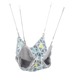   Trixie Hammock Sunny | Színes mintás függőágy hörcsögök és egerek részére – 30 × 30 cm