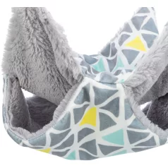   Trixie Hammock Sunny | Színes mintás függőágy hörcsögök és egerek részére – 30 × 30 cm