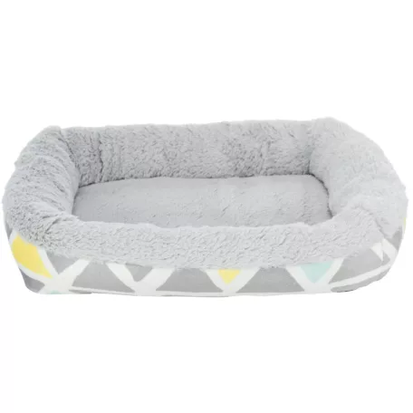 Trixie Cuddly Bed Sunny | Fekhely (szürke, színes) tengerimalac és nyulak részére - 30x6x22 cm