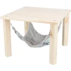 Trixie Sunny shelter/platform with hammock | Fekhely (szürke, színes) tengerimalac és nyulak részére - 37×29×37 cm