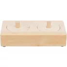 Trixie Snack Box | Kezeletlen fa készségfejlesztő és intelligenciajáték rágcsálók és kisemlősök számára – 14 × 3 × 7 cm