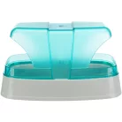 Trixie Sand Bath | Fürdőhomok tartó (szürke,türkíz) kistestű rágcsálók részére - 17x10x10 cm
