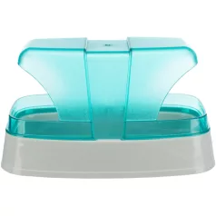   Trixie Sand Bath | Fürdőhomok tartó (szürke,türkíz) kistestű rágcsálók részére - 17x10x10 cm