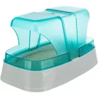Trixie Sand Bath | Fürdőhomok tartó (szürke,türkíz) kistestű rágcsálók részére - 17x10x10 cm