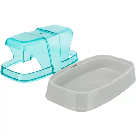 Trixie Sand Bath | Fürdőhomok tartó (szürke,türkíz) kistestű rágcsálók részére - 17x10x10 cm