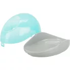 Trixie Sand Bath | Homokfürdető (szürke,türkíz) csincsillák, deguk részére - 27x18x16 cm