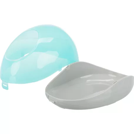 Trixie Sand Bath | Homokfürdető (szürke,türkíz) csincsillák, deguk részére - 27x18x16 cm
