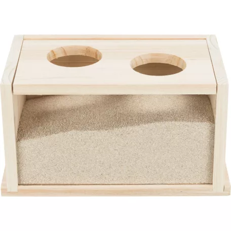 Trixie Sand Bath | Tartódoboz fürdető homokhoz csincsillák részére - 22x12x12 cm
