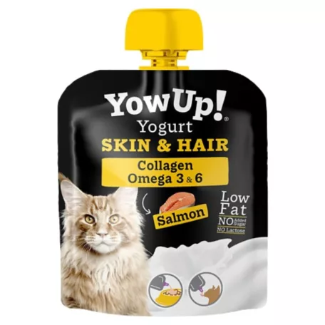 YowUp SKIN AND HAIR szőr-bőr ápoló prebiotikus joghurt macskáknak 85g