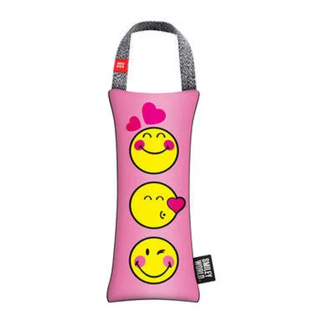  Fun Pink smileys mintás párna, fogóval 