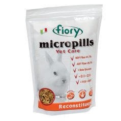   Fiory | Micropills RECONSTITUENT (rabbits) | Összetett diétás takarmány törpenyulak számára - 850 g