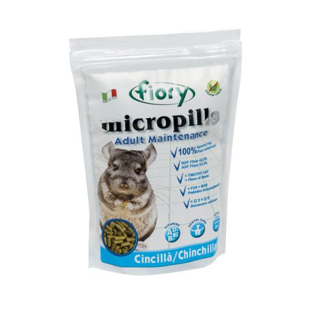 Fiory | Micropills Adult Maintenance (Chinchillas) | Teljes értékű eledel, felnőtt csincsillák számára - 850 g