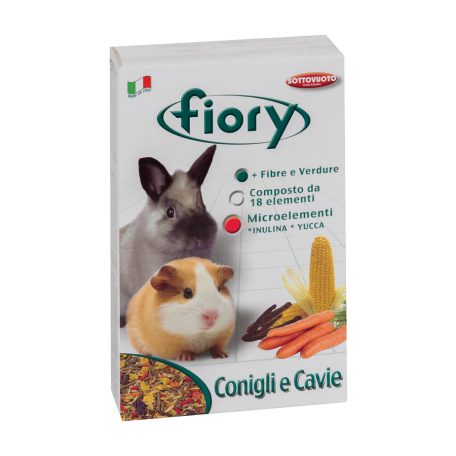 Fiory | Mixture for Dwarf Rabbits and Guinea-Pigs | Teljes értékű keverék, Törpe nyúl és tengerimalac eledel - 850 g