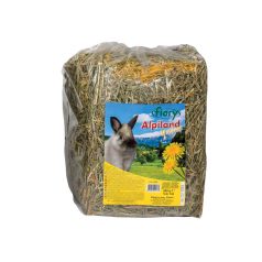   Fiory | Hay ALPILAND Yellow (dandelion flowers) | Széna pitypanggal, Apiland sárga - 500 g