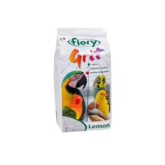   Fiory | Sea Grit LEMON aroma | Tengeri grit, citrom illatú papagáj alom - 3 Kg