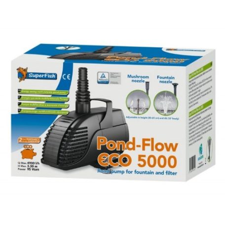 SuperFish | POND FLOW ECO | Energiatakarékos tószivattyú - 5000