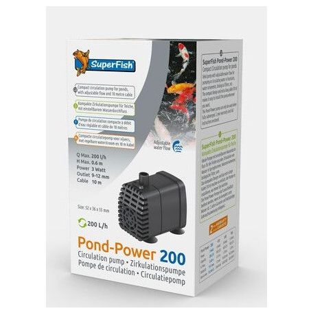 SuperFish | PONDPOWER | Keringető szivattyú - 200