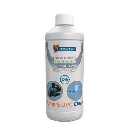 SuperFish | PUMP & UVC CLEAN | Szivattyú és UVC tisztítószer - 1.000 ml