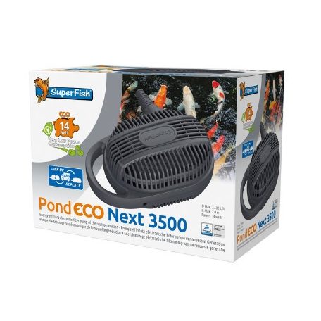 SuperFish | POND ECO NEXT | Energiatakarékos, szűrőtápláló és szivattyú - 3500-14W