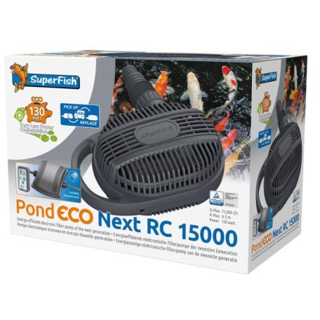 SuperFish | POND ECO NEXT | Energiatakarékos, szűrőtápláló szivattyú - 15.000-130W