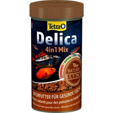 Tetra Delica 4in1 Mix | Négyféle fagyasztva szárított természetes csemege – 100 ml