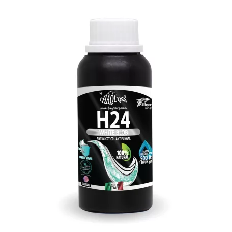 Haquoss | H24 White Blob | Természetes készítmény gombás fertőzések megelőzésére édesvízi akváriumokban – 100 ml