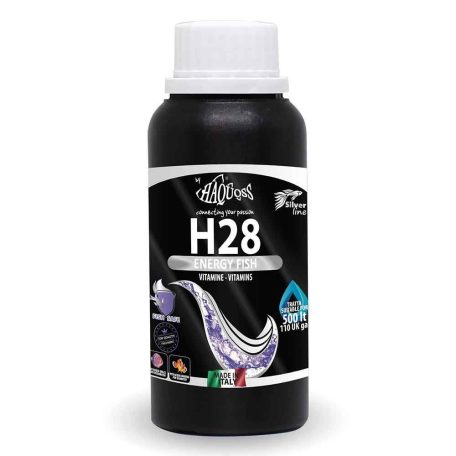 Haquoss | H28 Energy Fish | Természetes vitamin- és immunerősítő oldat édesvízi díszhalak számára – 100 ml
